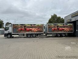 Mercedes-Benz Antos 2540 6x2 Kühlkoffer + Tandem Anhänger