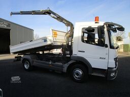 MERCEDES-BENZ Atego 822K*Kipper+Ladekran+2xAHK+Modell.2014*