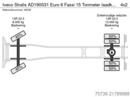 Iveco Stralis AD190S31 Euro 6 Fassi 15 Tonmeter laadk...