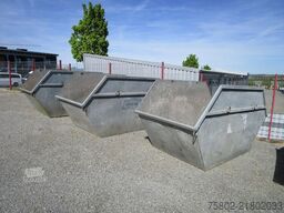 UNSINN FZ-TECHNIK 3x Verzinkte Absetzcontainer