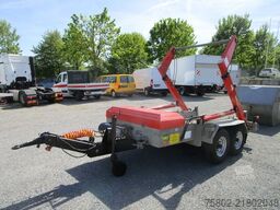 UNSINN FZ-TECHNIK Absetzcontainer Anhänger+Teleskop+Deckelmulde