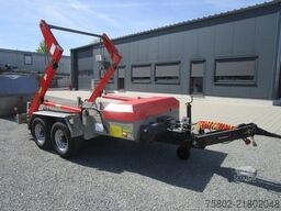 UNSINN FZ-TECHNIK Absetzcontainer Anhänger+Teleskop+Deckelmulde
