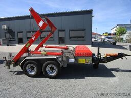 UNSINN FZ-TECHNIK Absetzcontainer Anhänger+Teleskop+Deckelmulde