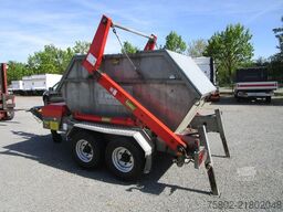 UNSINN FZ-TECHNIK Absetzcontainer Anhänger+Teleskop+Deckelmulde