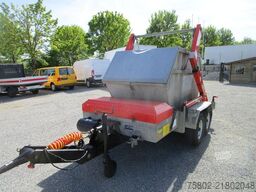 UNSINN FZ-TECHNIK Absetzcontainer Anhänger+Teleskop+Deckelmulde