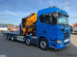Scania R 540 Euro 6 Effer 100 Tonmeter laadkraan + Fly...
