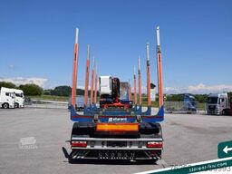 DAF XF 530 6x4 Holzaufbau Kran Palfinger + Gsodam