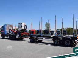 DAF XF 530 6x4 Holzaufbau Kran Palfinger + Gsodam