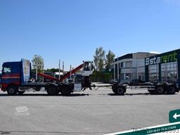 DAF XF 530 6x4 Holzaufbau Kran Palfinger + Gsodam