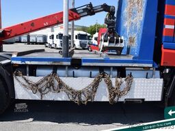 DAF XF 530 6x4 Holzaufbau Kran Palfinger + Gsodam
