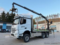 MERCEDES-BENZ Arocs MP5 3353 6X6 BB Holztranspor Kran Penz 12Z
