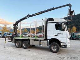 MERCEDES-BENZ Arocs MP5 3353 6X6 BB Holztranspor Kran Penz 12Z