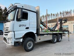 MERCEDES-BENZ Arocs MP5 3353 6X6 BB Holztranspor Kran Penz 12Z
