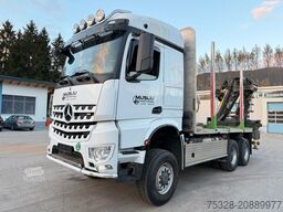 MERCEDES-BENZ Arocs MP5 3353 6X6 BB Holztranspor Kran Penz 12Z