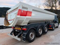 MAN TGS 18.460 4X4 H Pritarder + Auflieger Schwarzmü