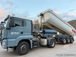 MAN TGS 18.460 4X4 H Pritarder + Auflieger Schwarzmü