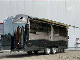 Rimorchio per la vendita ESSELMANN Foodtruck 6000 ähn. Airstream Black