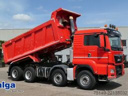 Autocarro ribaltabile MAN 41.510 TGS 8x4, Stahl, 17m³, Klima, Navi, 113tkm