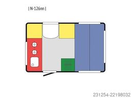 NIEWIADOW N126NT Wohnwagen 305x195x181cm 1000kgGG