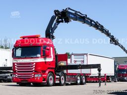 SCANIA R 490 Pritsche Kran Effer Funk Lift-/Lenkachse