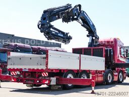 SCANIA R 490 Pritsche Kran Effer Funk Lift-/Lenkachse