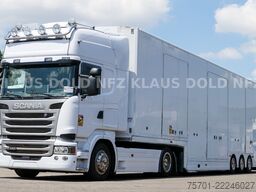 SCANIA R450 Autotransporter Komplettzug Kässbohrer