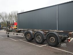 Renders 3 AXLE CONTAINER TRANSPORT TRAILER