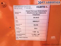 Hubtex DQ40D DIESEL TRIPLEX 6500 FREE-LIFT TOP1