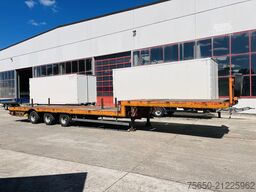 Möslein STO 3 Schwebheim  3 Achs Satteltieflader Plato 45 t GGfür Fertigteile, Baumaschinen oder Container