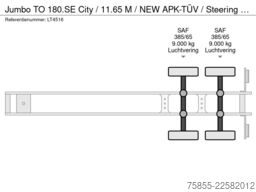 Jumbo TO  City / 11.65 M / NEW APK-TÜV / Steeri...