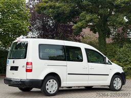 VW Caddy Maxi 1.6 Tdi 5 Sitze Rollstuhlrampe Klima