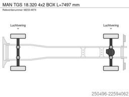MAN TGS 18.320 4x2 BOX L=7497 mm
