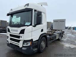 Kontejnerski transport Scania P 500 6x2*4 9 TON FRONT AXLE / RETARDER / ARRIV...