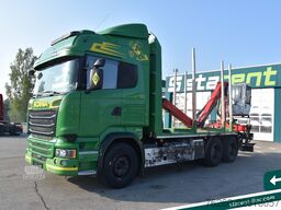 SCANIA R580 V8 6x4 Palfinger Kabinenkran Epsilon Ret.