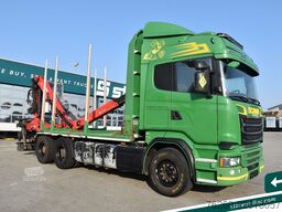 SCANIA R580 V8 6x4 Palfinger Kabinenkran Epsilon Ret.