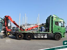 SCANIA R580 V8 6x4 Palfinger Kabinenkran Epsilon Ret.