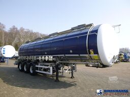 Burg Chemical tank inox L4BH 32.5 m3 / 3 comp