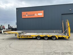 Broshuis E-2190/27 / 3-axle lowloader /  6,4m extendable...