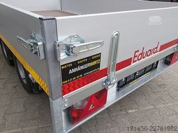 Eduard Pritschenanhänger Tandem 2000kg 250x145x30cm