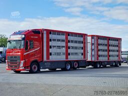 Volvo FH 13.500 6x2 - Livestock 4 deck Finkl + Finkl ...