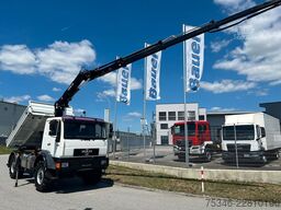 MAN L90 18.284 4x4 LOF Kipper/Kran/47 tkm/HA gelenkt