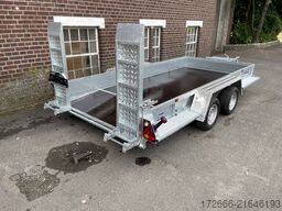 Variant 3518 B4 | MAXI LOAD 400X180CM 3500KG BAUMASCHINENANHÄNGER | SKIDS | BEAVERTAIL