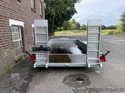 Variant 3518 B4 | MAXI LOAD 400X180CM 3500KG BAUMASCHINENANHÄNGER | SKIDS | BEAVERTAIL