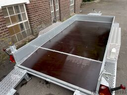 Variant 3518 B4 | MAXI LOAD 400X180CM 3500KG BAUMASCHINENANHÄNGER | SKIDS | BEAVERTAIL