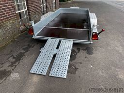 Variant 3518 B4 | MAXI LOAD 400X180CM 3500KG BAUMASCHINENANHÄNGER | SKIDS | BEAVERTAIL