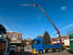 MAN 26.440 TGX Pritsche + PK 34002 + JIB Seilwinde