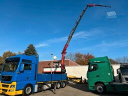 MAN 26.440 TGX Pritsche + PK 34002 + JIB Seilwinde