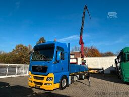 MAN 26.440 TGX Pritsche + PK 34002 + JIB Seilwinde