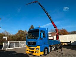 MAN 26.440 TGX Pritsche + PK 34002 + JIB Seilwinde