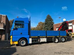 MAN 26.440 TGX Pritsche + PK 34002 + JIB Seilwinde